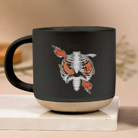 Koi Fish Ribs Aquarist Gift Pottery Mugs