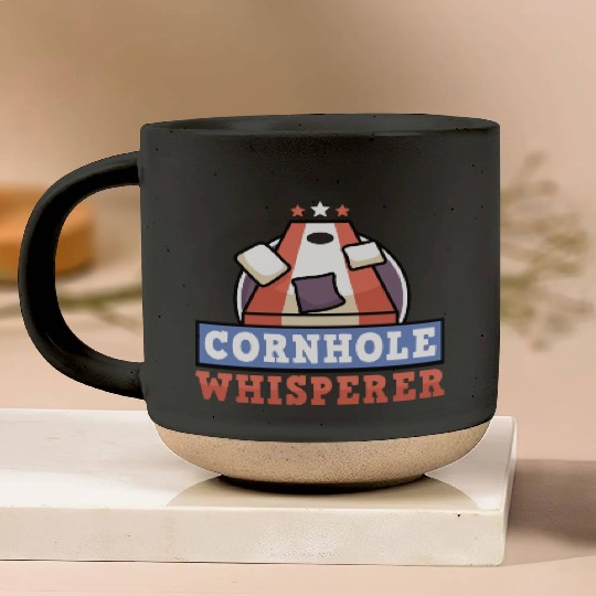 Cornhole Whisperer Bean Bag Lover Pottery Mugs