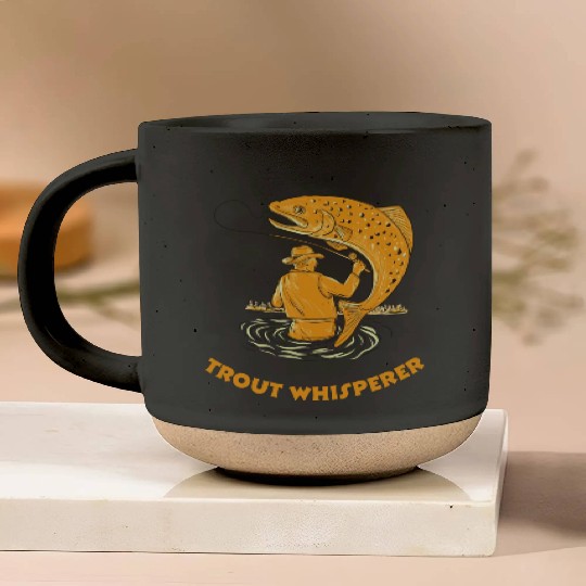 Trout Whisperer Pottery Mugs