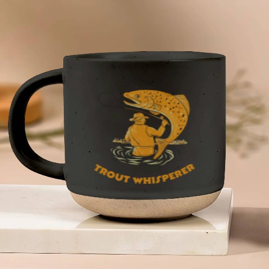 Trout Whisperer Pottery Mugs
