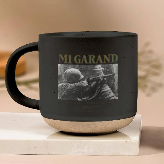 World War 2 Weapon M1 Garand Rifle Pottery Mugs