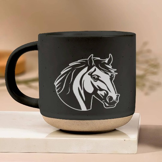Horse Equine Pony Pottery Mugs