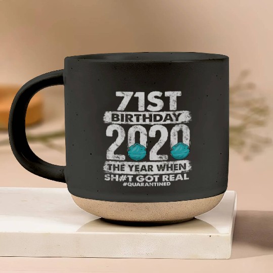 71st 2020 The Year Shit Got Real 71 Pottery Mugs