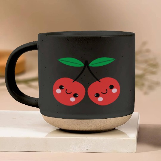 Cherry Friends Pottery Mugs