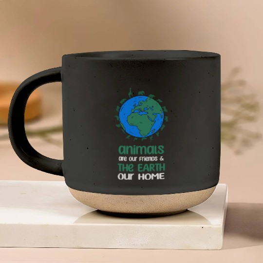 Earth Day Pottery Mugs