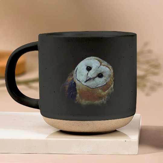 Barn Owl Painting Owl Pottery Mugs