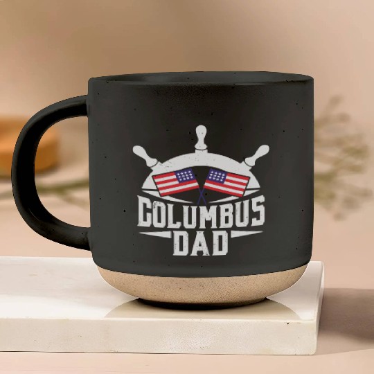 Christopher Columbus Italian American Columbus Day Pottery Mugs