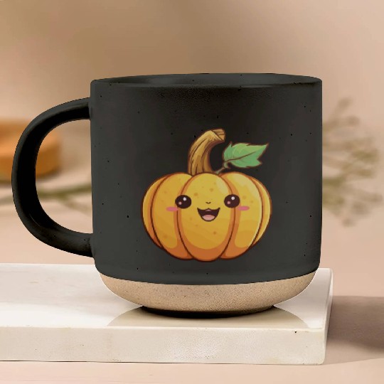 Pumpkin kawaii Pottery Mugs