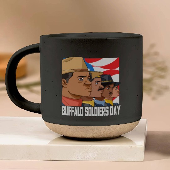 National Buffalo Soldiers Day July 28Th Patriotic Pottery Mugs