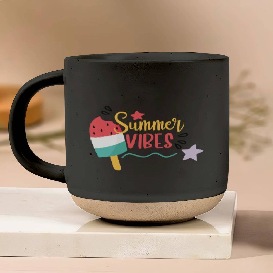 Summer Vibes Pottery Mugs