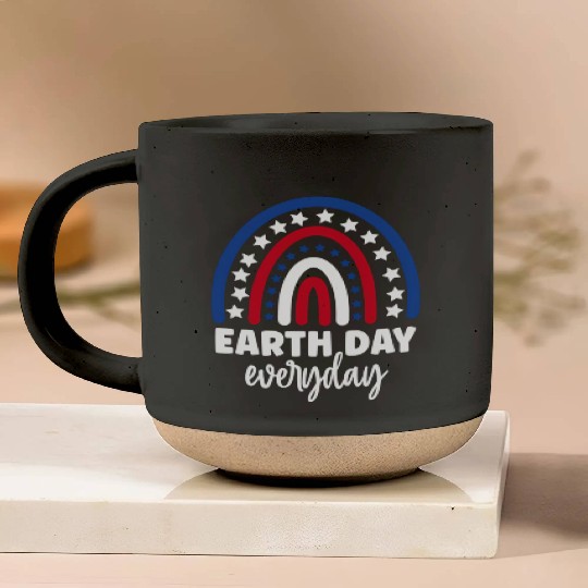 Earth Day Pottery Mugs
