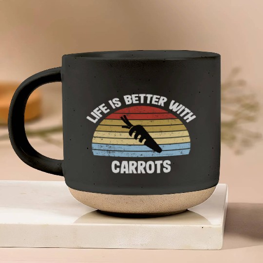 Carrot Pottery Mugs
