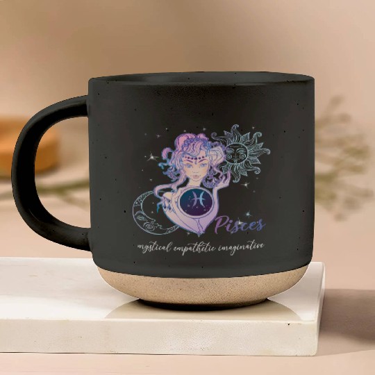Pisces Zodiac Sign Pisces Horoscope Astrology Pottery Mugs