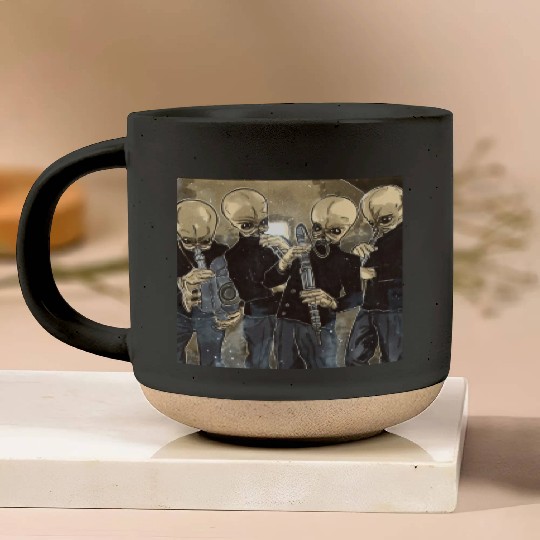 Cantina Band Mos Eisley Pottery Mugs