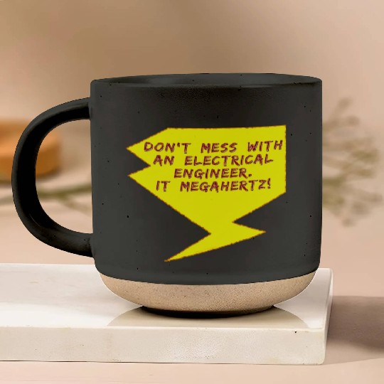 Lightning Bolt Electrical Engineer girl Pottery Mugs
