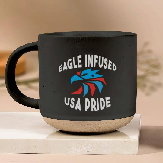 Eagle Infused, USA Pride Pottery Mugs