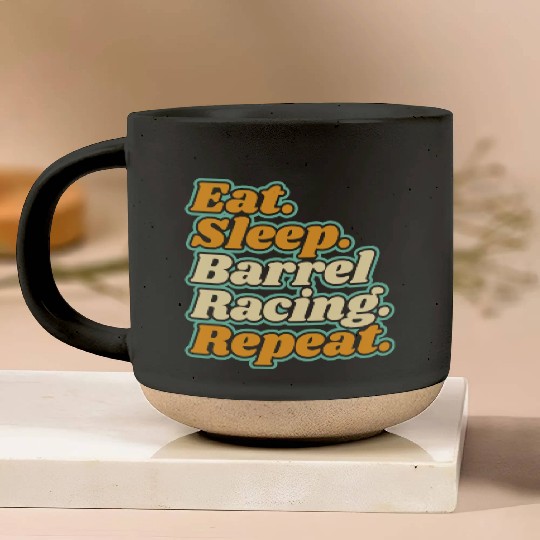 Barrel Racing Barrel Racer Rodeo Western cute Pottery Mugs