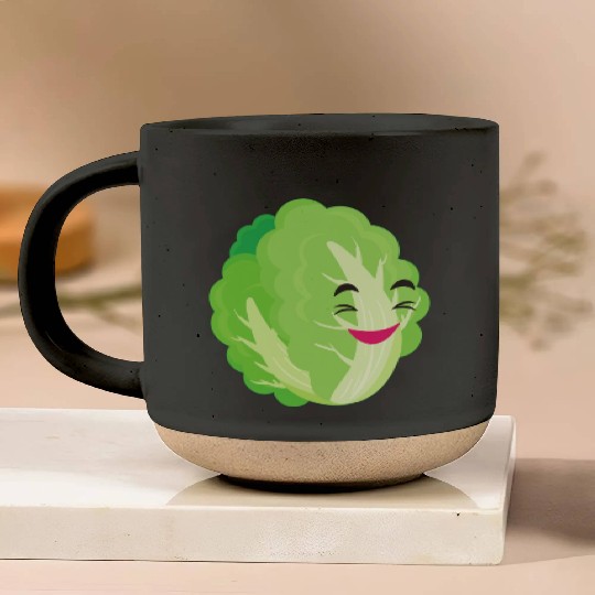 lettuce green Pottery Mugs