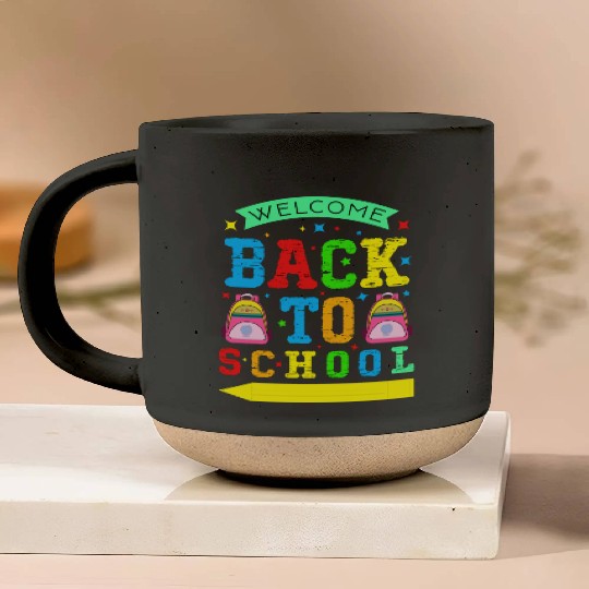back to school Pottery Mugs design 100 days of school
