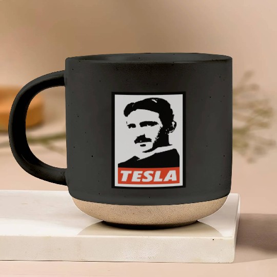 Nikola Tesla Pottery Mugs