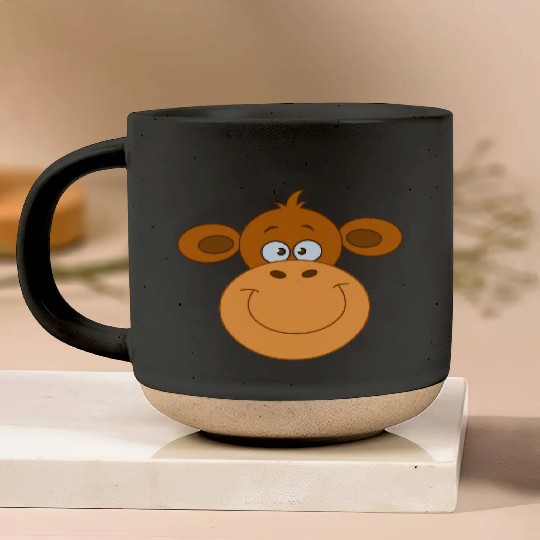 Monkey Face Pottery Mugs