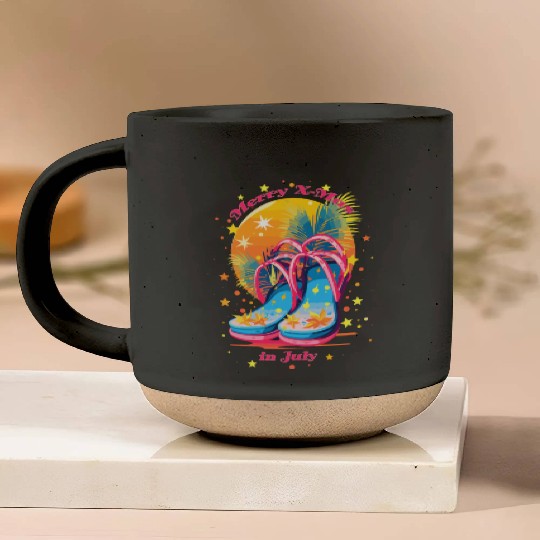"Beach Bound Booties | "Christmas in July" Flip Pottery Mugs