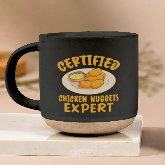 Certified Chicken Nuggets Expert Pottery Mugs