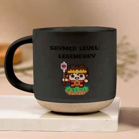 Gaymer Level Legendary Pottery Mugs