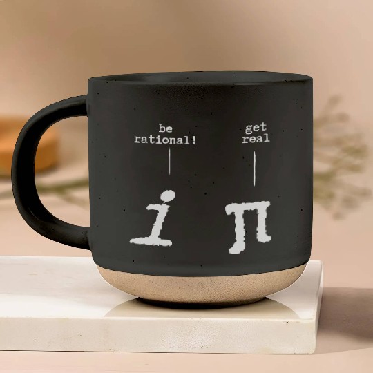 Funny Math circle number pi quote cool Pottery Mugs