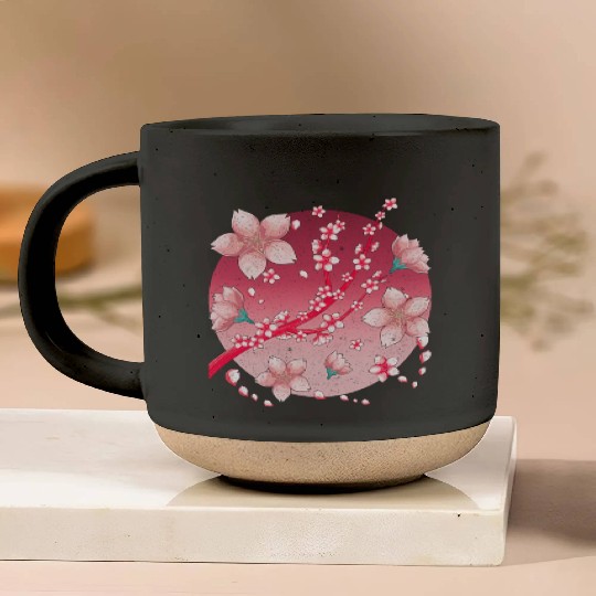 Japanese culture sakura gift cherry blossoms Pottery Mugs