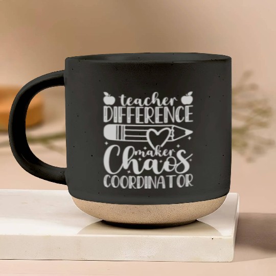 Teacher Difference Maker Chaos Coordinator Teacher Pottery Mugs