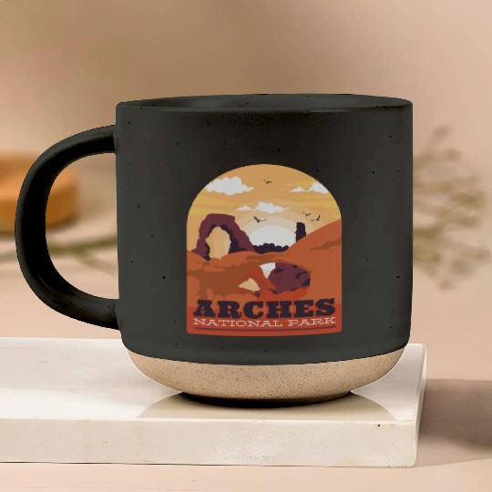 Arches National Park Pottery Mugs