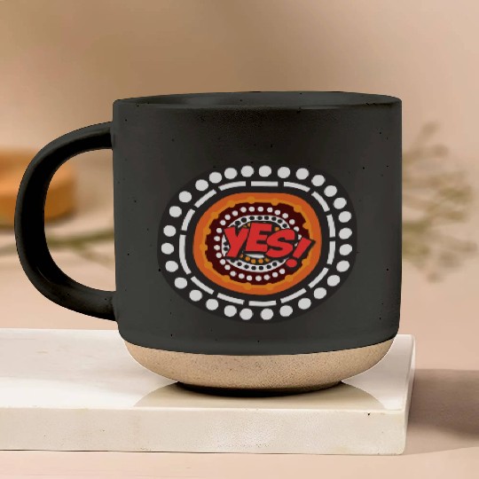 Yes to the Voice to parliament Pottery Mugs