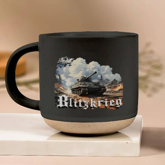World War 2 Blitzkrieg Pottery Mugs