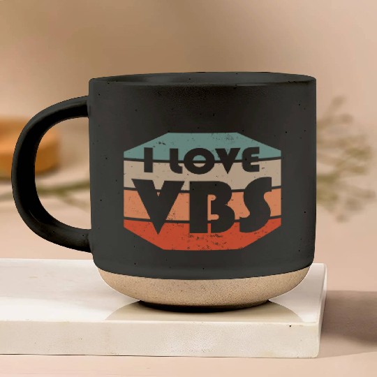 I Love VBS Summer Camp Vacation Bible School Crew Pottery Mugs