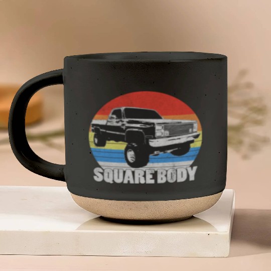 Lifted Square Body Truck Squarebody Pottery Mugs
