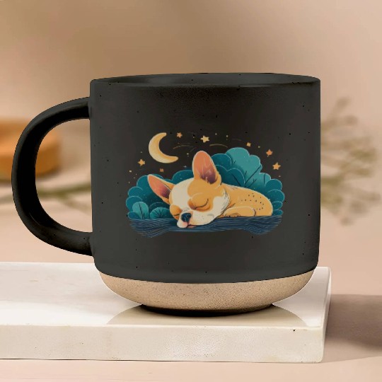 Chihuahua | Sunday Sleep Cute Dog Good Night Pottery Mugs