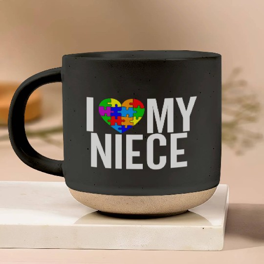 I Love My Niece Pottery Mugs