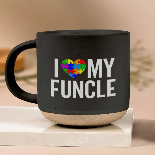 I Love My Funcle Pottery Mugs