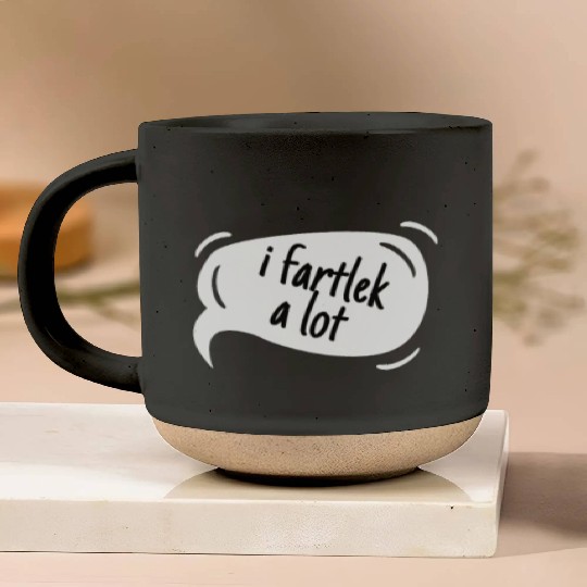 Cross Country Run Pottery Mugs, I Fartlek A Lot, Unisex