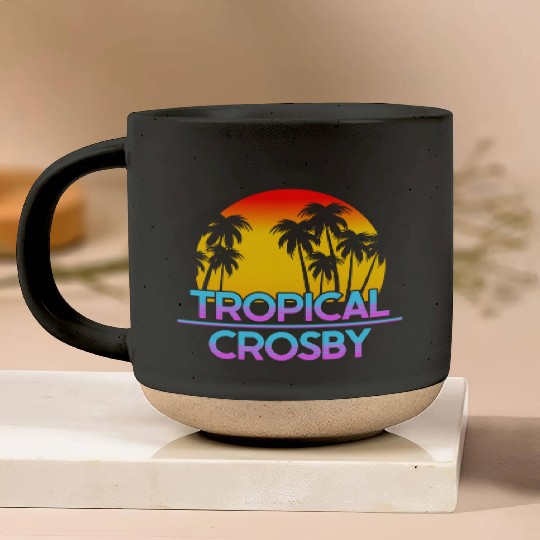 Crosby Minnesota Ironic Weather Pottery Mugs