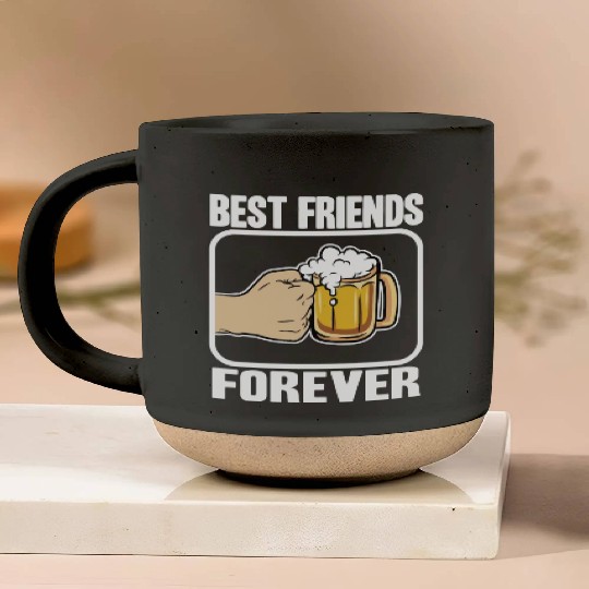 Best Beer Friends Forever Funny Alcohol Buddy Pottery Mugs