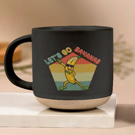 Dabbing Funny Banana Meme Let Us Go Banana Pottery Mugs