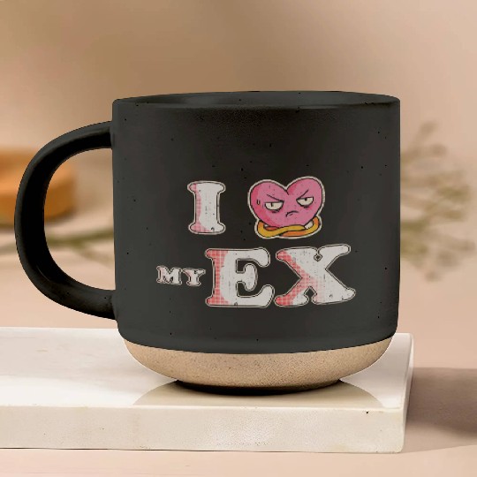 Funny I Heart My Ex GF I Love My Ex Girlfriend Pottery Mugs