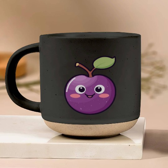 Kawaii Plum - Joyful Plumtastic Pottery Mugs