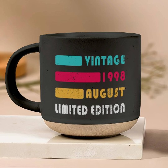 august 1998 Anniversary august 1998 august Pottery Mugs
