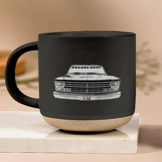 SQUARE BODY Pottery Mugs