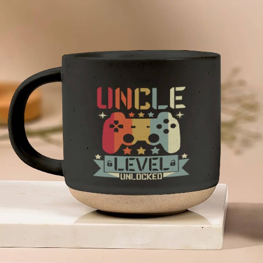 UNCLE LEVEL UNLOCKED Pottery Mugs