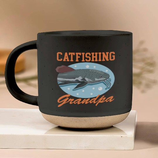 Catfishing Grandpa Fish Catfish Fishing Pottery Mugs