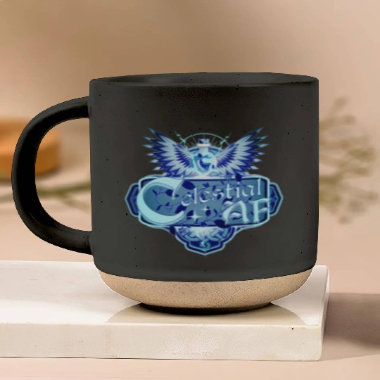 Celestial AF Healing Potion and Angel Wings Pottery Mugs